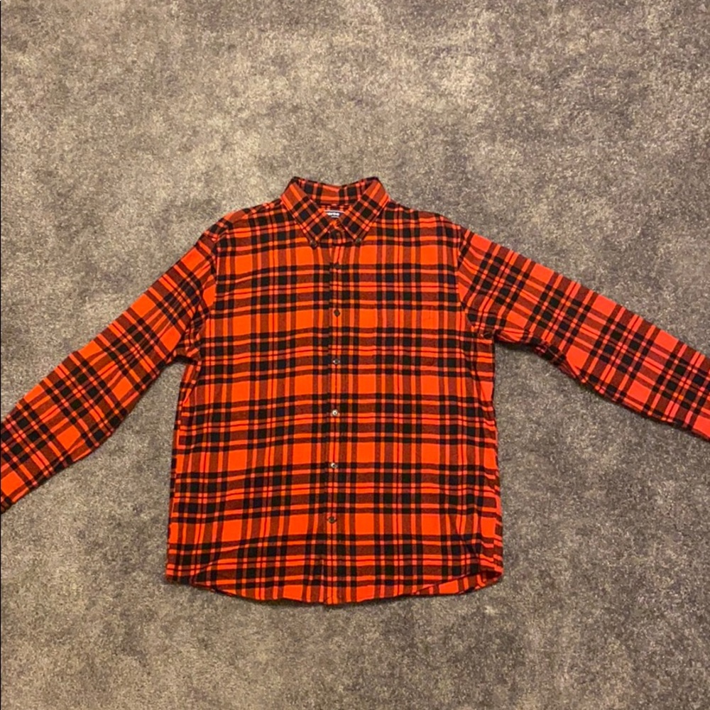Lands’ End Flannel Long Sleeve Shirt